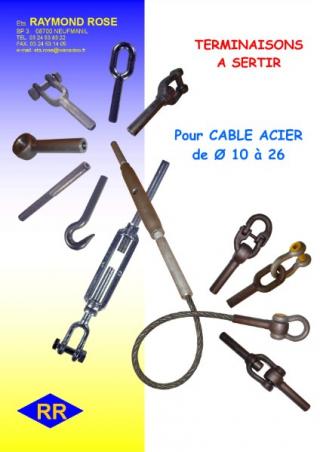 publicité cable acier